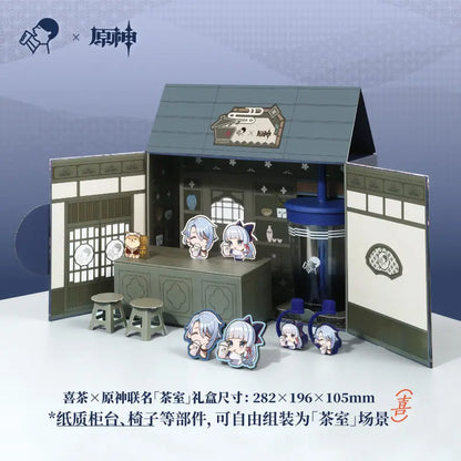 Genshin Impact x HeyTea Collaboration Limited Teahouse Giftbox