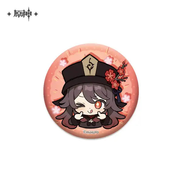 Genshin Impact Chibi Acrylic Badge