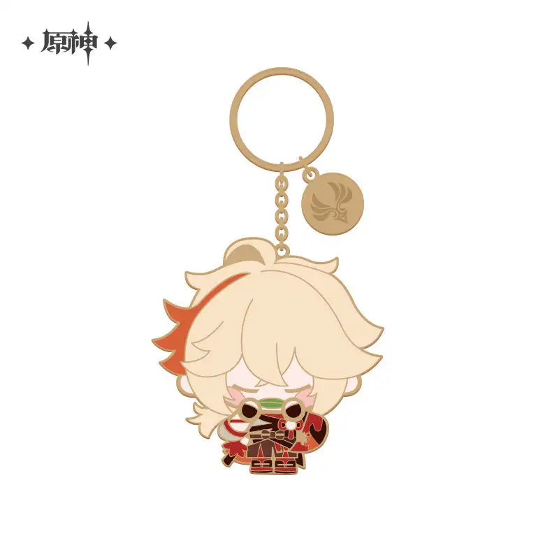 Genshin Impact Chibi Character Series Metal Keychain