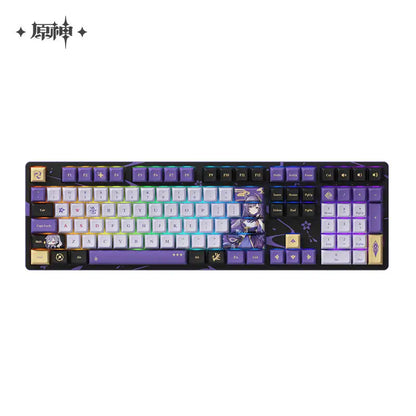 Genshin Impact Keqing Impression Theme Mechanical Keyboard