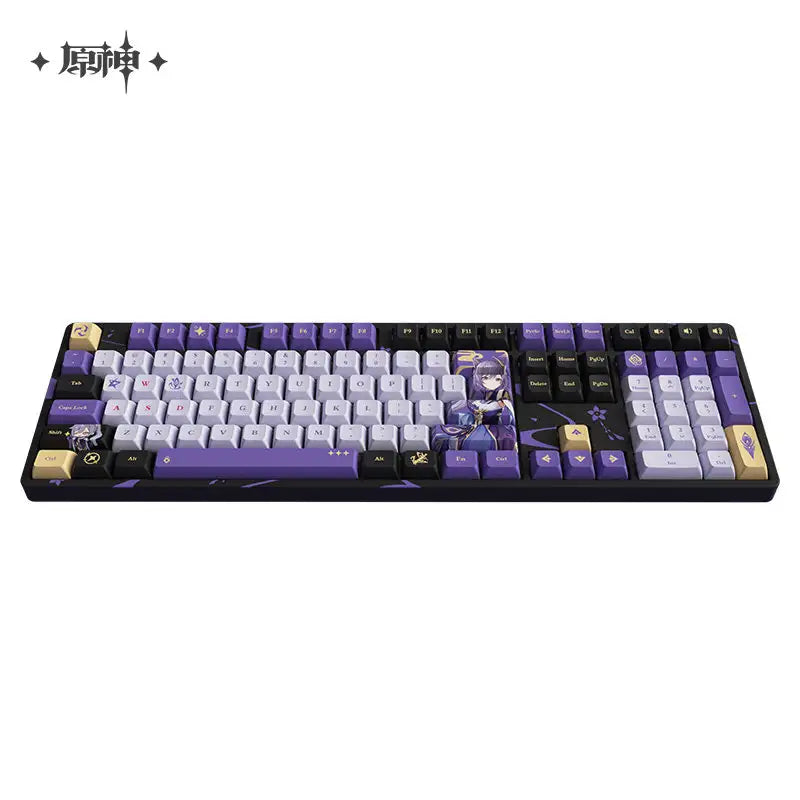 Genshin Impact Keqing Impression Theme Mechanical Keyboard