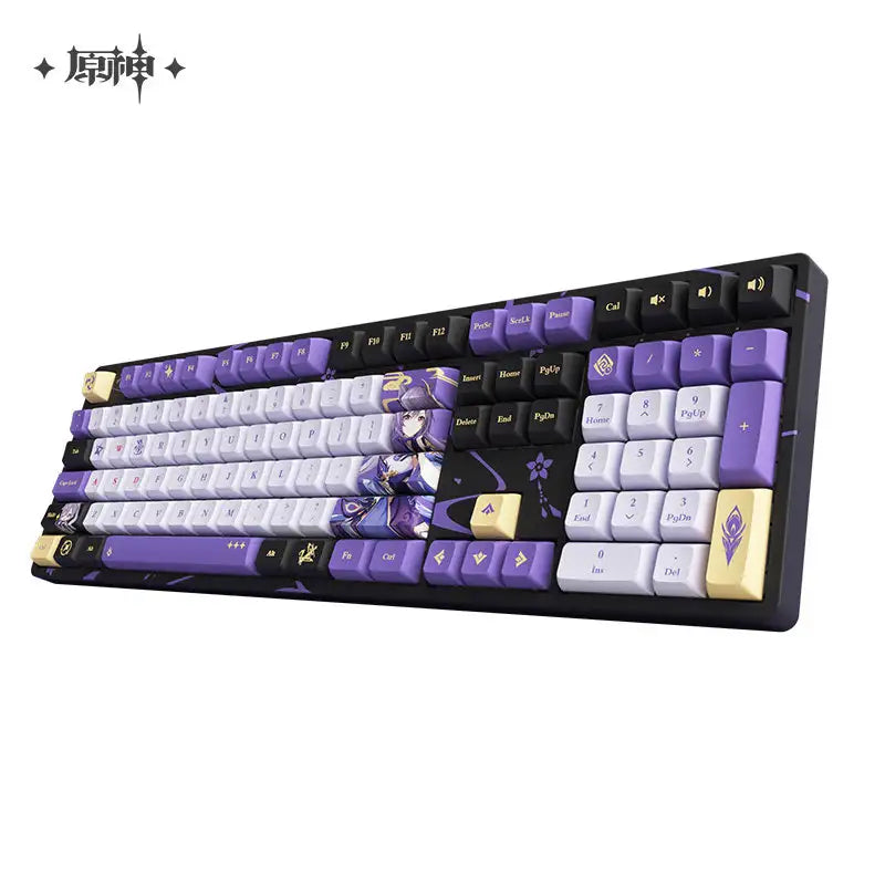 Genshin Impact Keqing Impression Theme Mechanical Keyboard