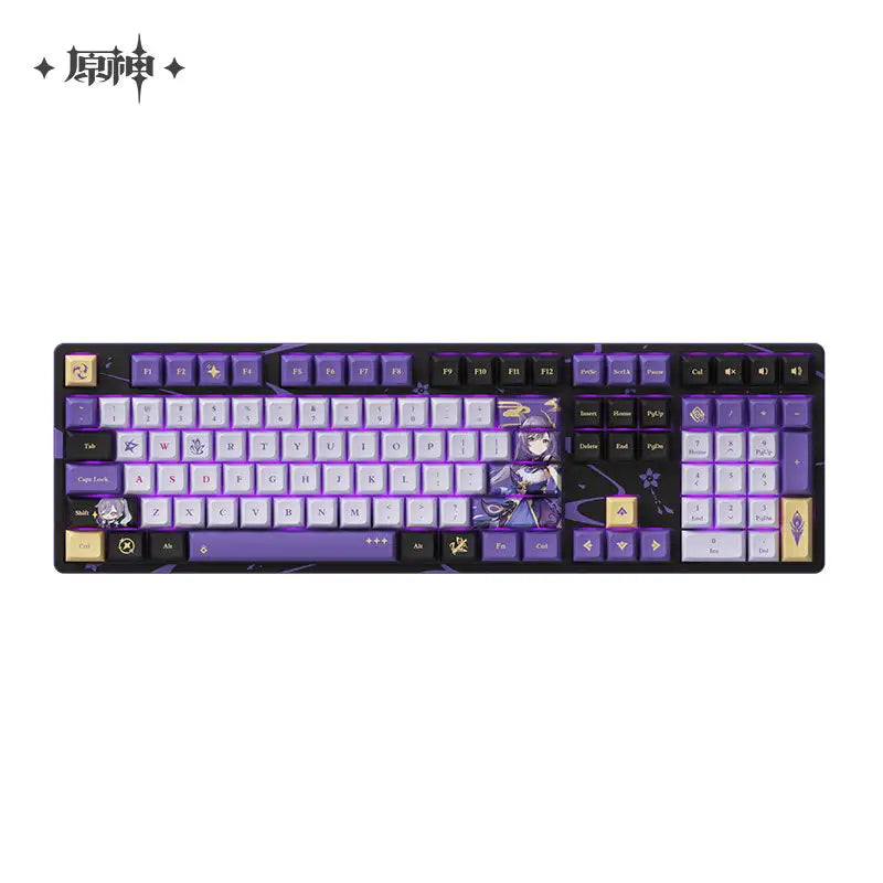 Genshin Impact Keqing Impression Theme Mechanical Keyboard