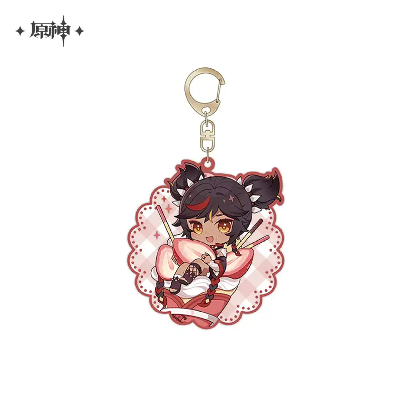 Genshin Impact Offline Store Theme Series Chibi Character Acrylic Keychain