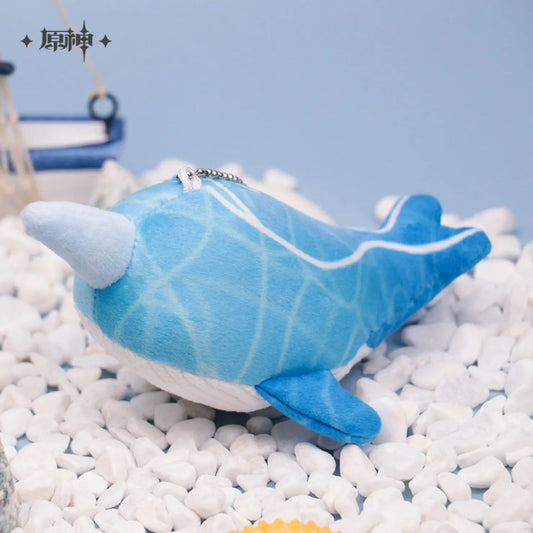 Genshin Impact Tartaglia’s Whale Monoceros Caeli Plushie Keychain