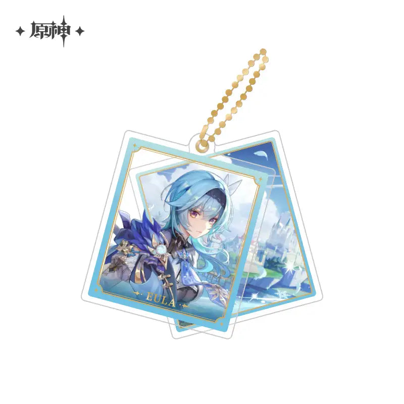 Genshin Impact Theme Character Double Layer Acrylic Keychain Vol. 1