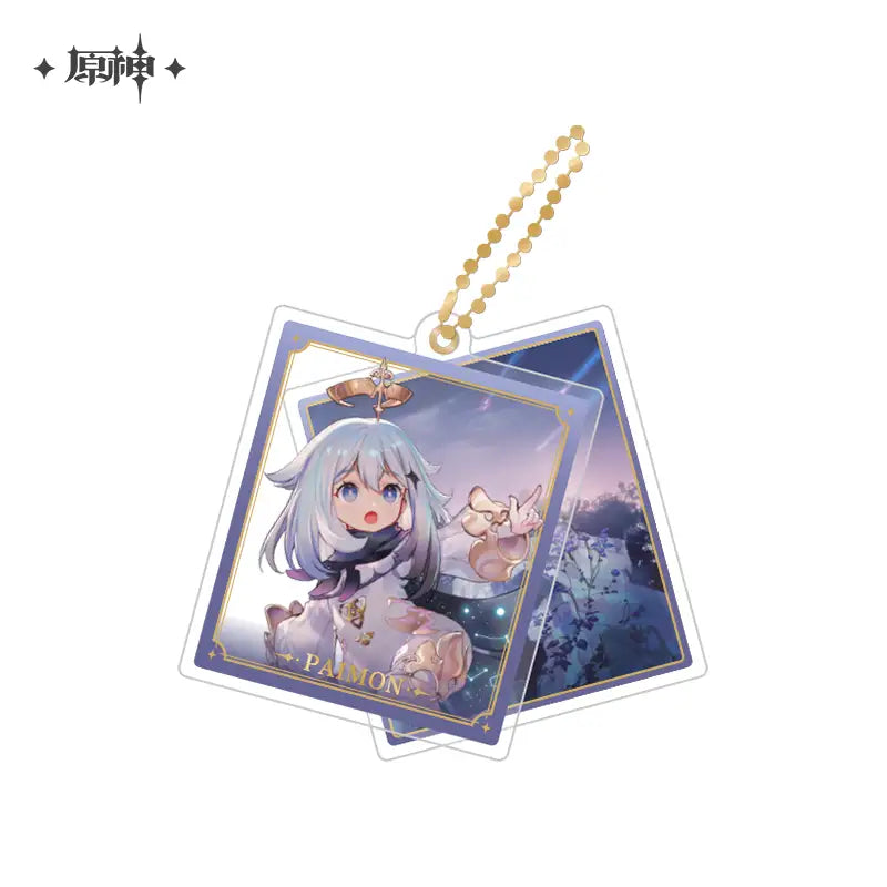 Genshin Impact Theme Character Double Layer Acrylic Keychain Vol. 1