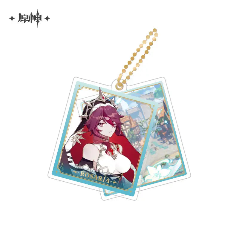 Genshin Impact Theme Character Double Layer Acrylic Keychain Vol. 1