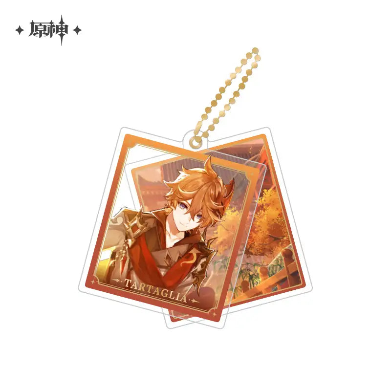 Genshin Impact Theme Character Double Layer Acrylic Keychain Vol. 1