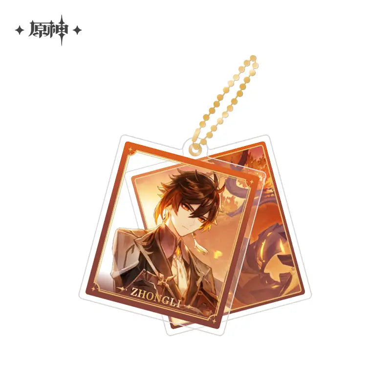 Genshin Impact Theme Character Double Layer Acrylic Keychain Vol. 1