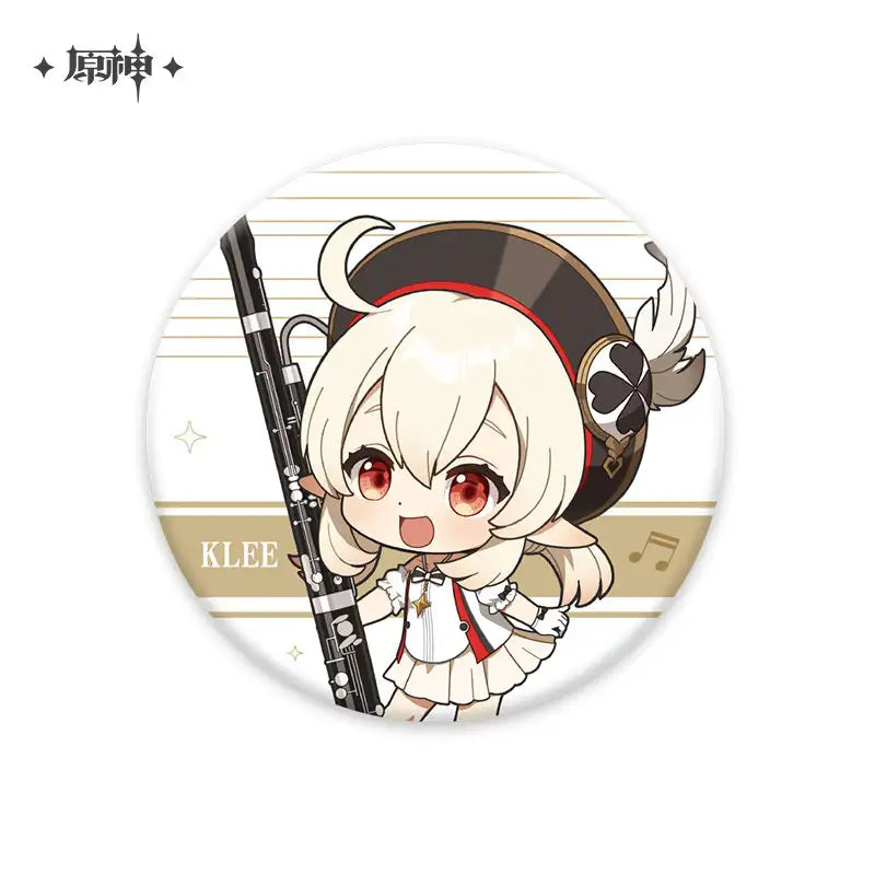 Genshin Impact Symphony Into A Dream: Chibi Character Badge