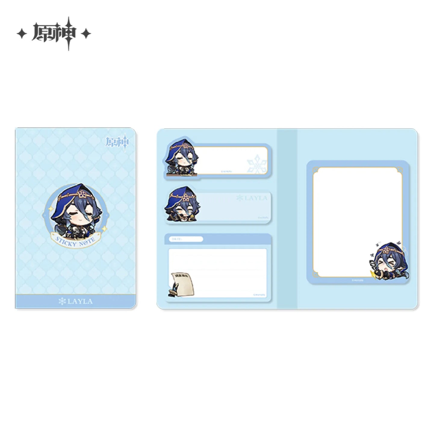 Genshin Impact Chibi Emoji Sticky Notes - Sumeru