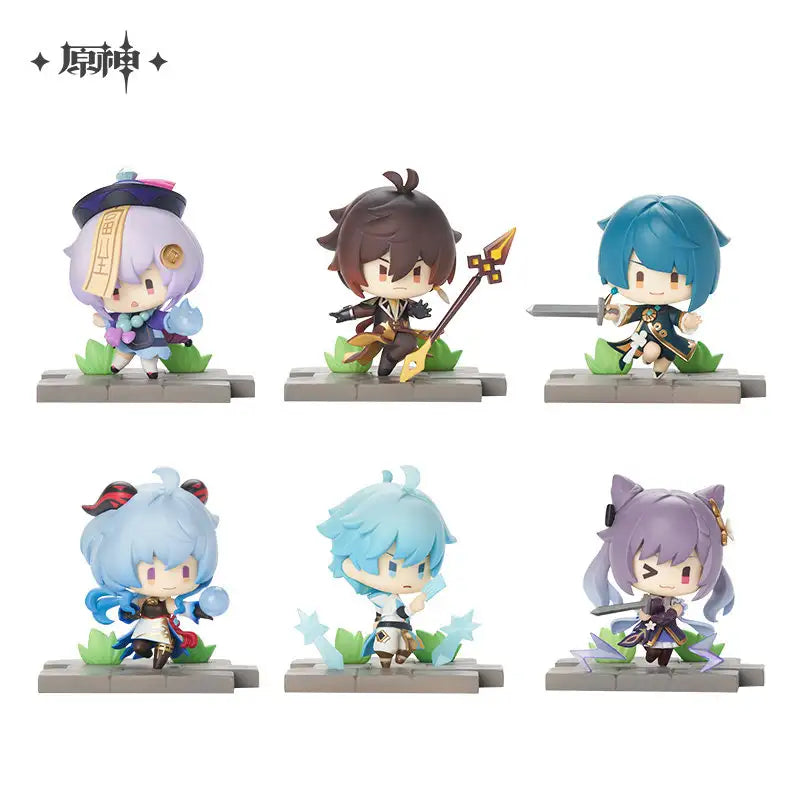 Genshin Impact Liyue Character “Battlefield Hero” Theme Series Blind Box Figurine