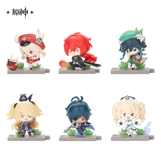 Genshin Impact Mondstadt Character “Battlefield Hero” Theme Series Blind Box Figurine