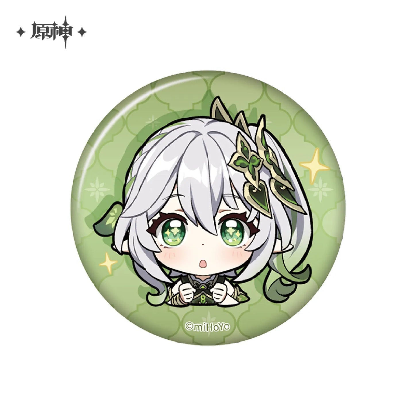 Genshin Impact Sumeru Themed Chibi Character Expression Badge