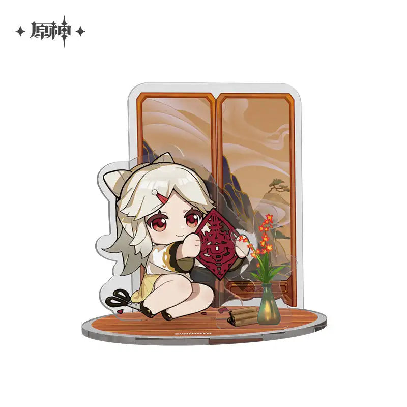 Genshin Impact Childhood Dreams Series Chibi Character Acrylic Standee