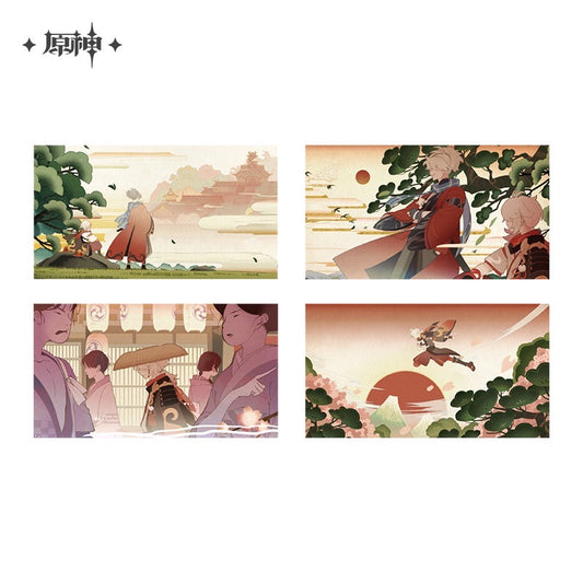 Genshin Impact Offline Store Theme Series Postcards - The Loneliness of Chasing Light