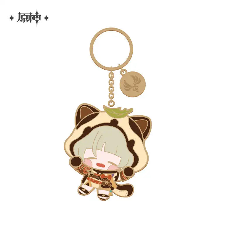 Genshin Impact Chibi Character Series Metal Keychain