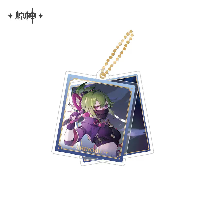 Genshin Impact Theme Character Double Layer Acrylic Keychain Vol. 2