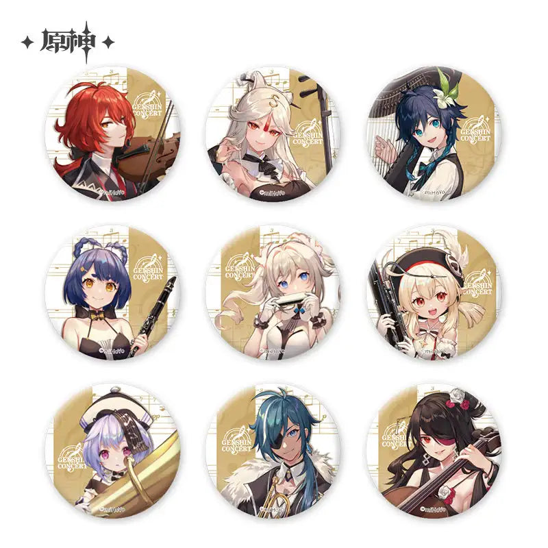 Genshin Impact Symphony Into A Dream: Character Badge