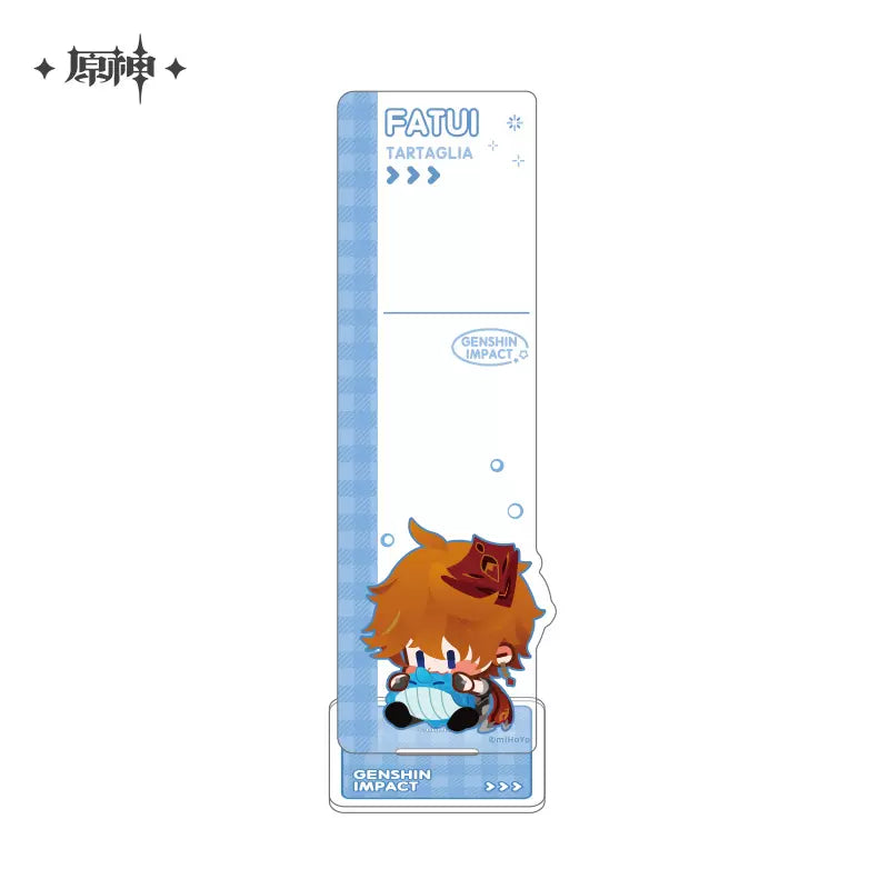 Genshin Impact Chibi Character Series Notepad Standee