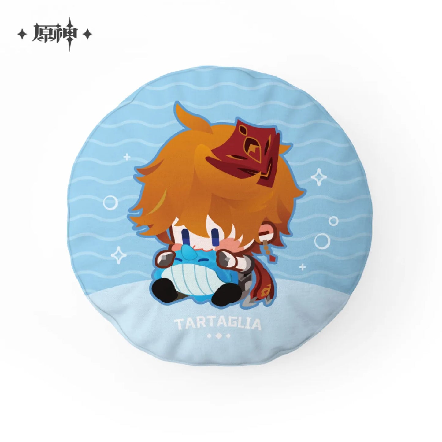 Genshin Impact Chibi Character Series Throw Pillow - Tartaglia & Zhongli
