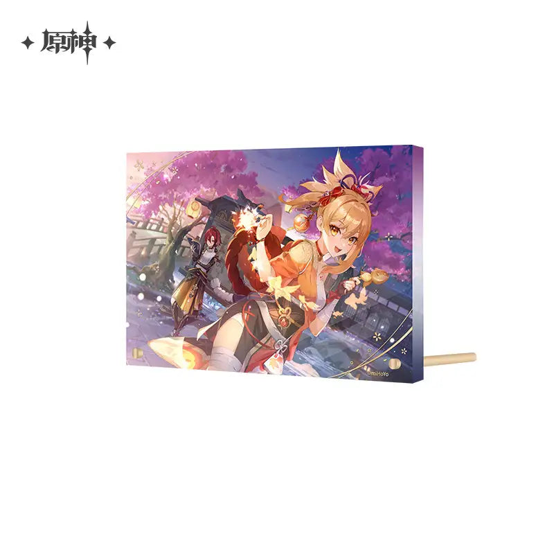 Genshin Impact Theme Thick Acrylic Display