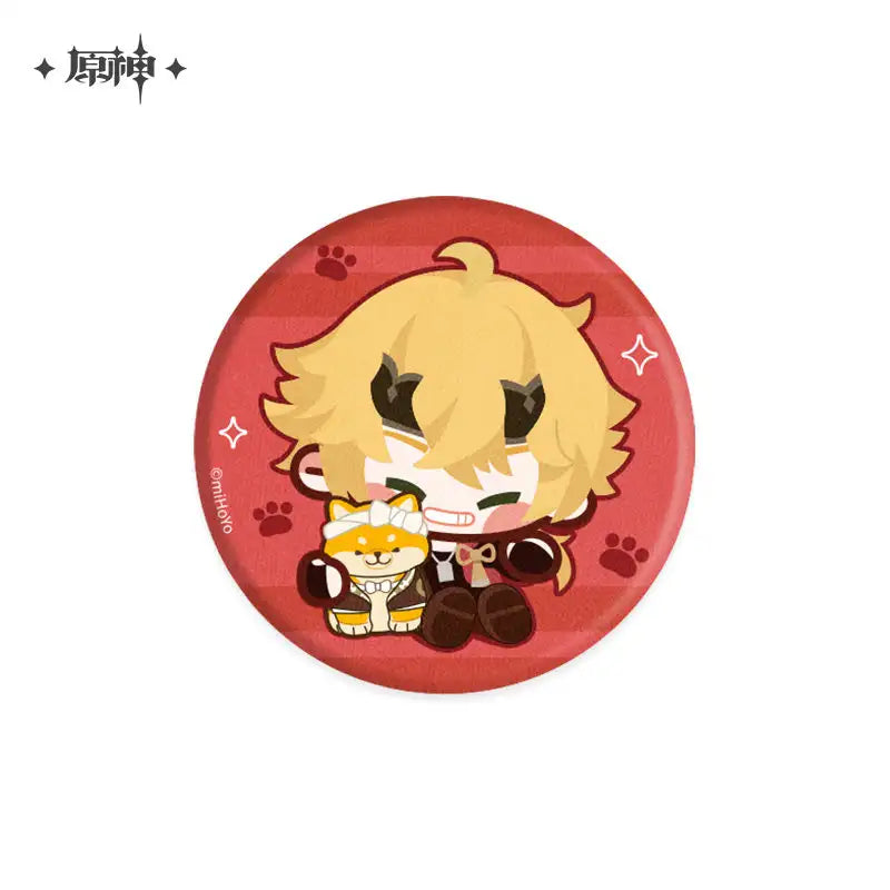 Genshin Impact Chibi Character Series Plush Badge