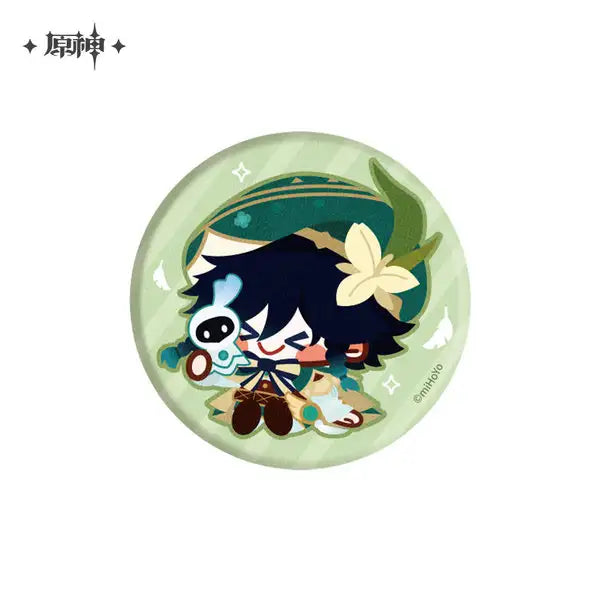 Genshin Impact Chibi Character Series Plush Badge