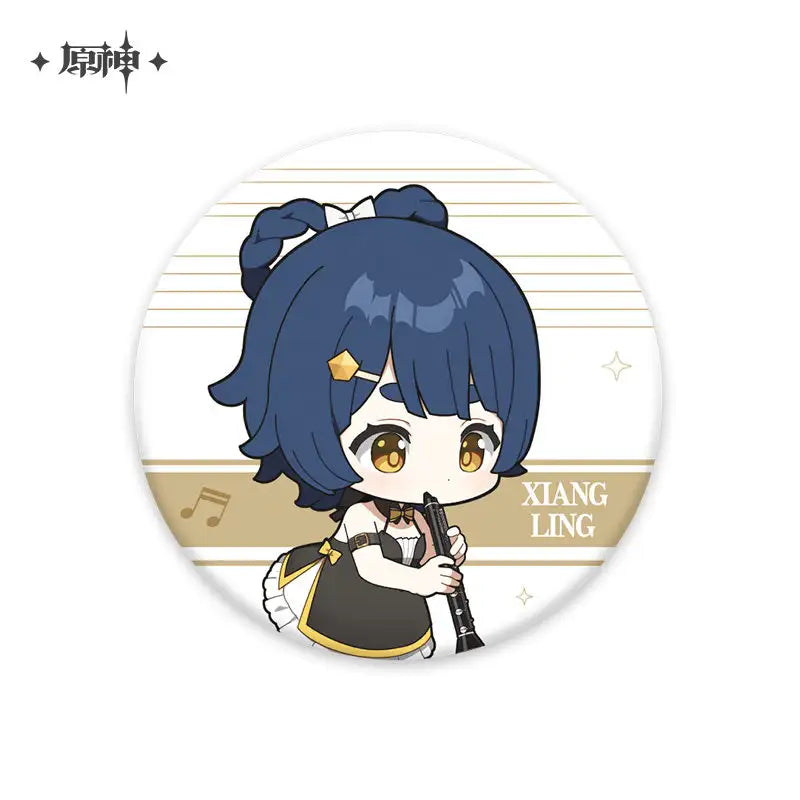 Genshin Impact Symphony Into A Dream: Chibi Character Badge