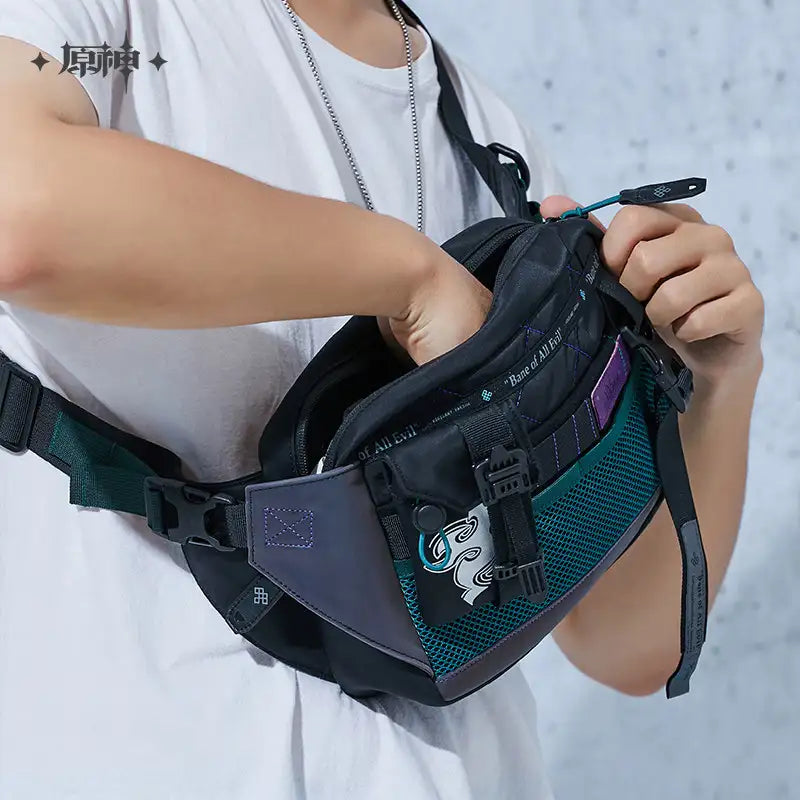 Genshin Impact Xiao Impression Theme Crossbody Bag
