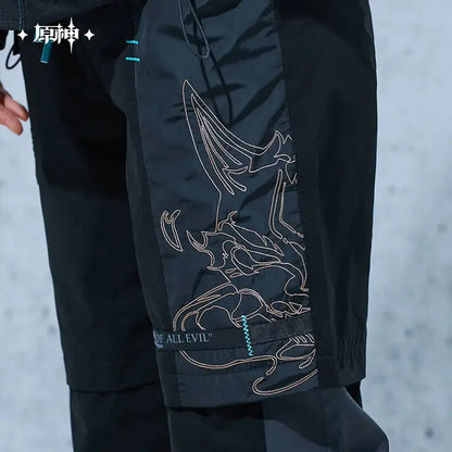 Genshin Impact Xiao Impression Theme Cargo Pants
