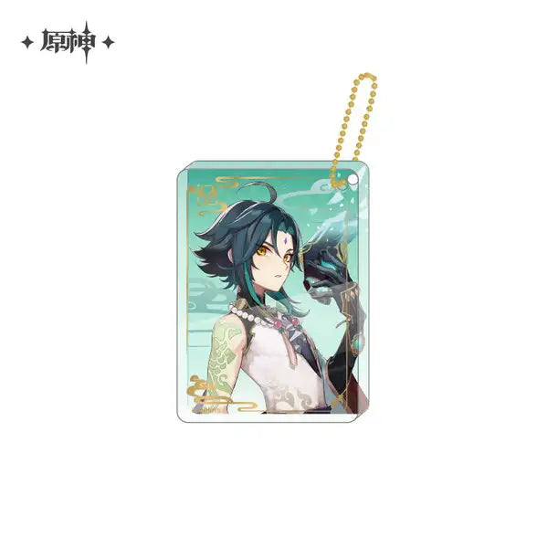 Genshin Impact Character Illustration Series: Thick Acrylic Keychain