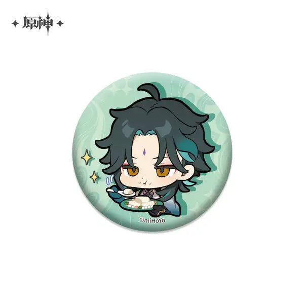 Genshin Impact Chibi Acrylic Badge