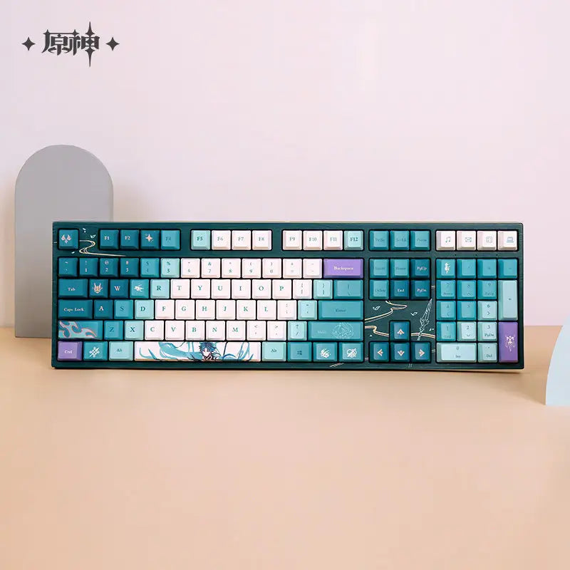 Genshin Impact Xiao Impression Theme Mechanical Keyboard