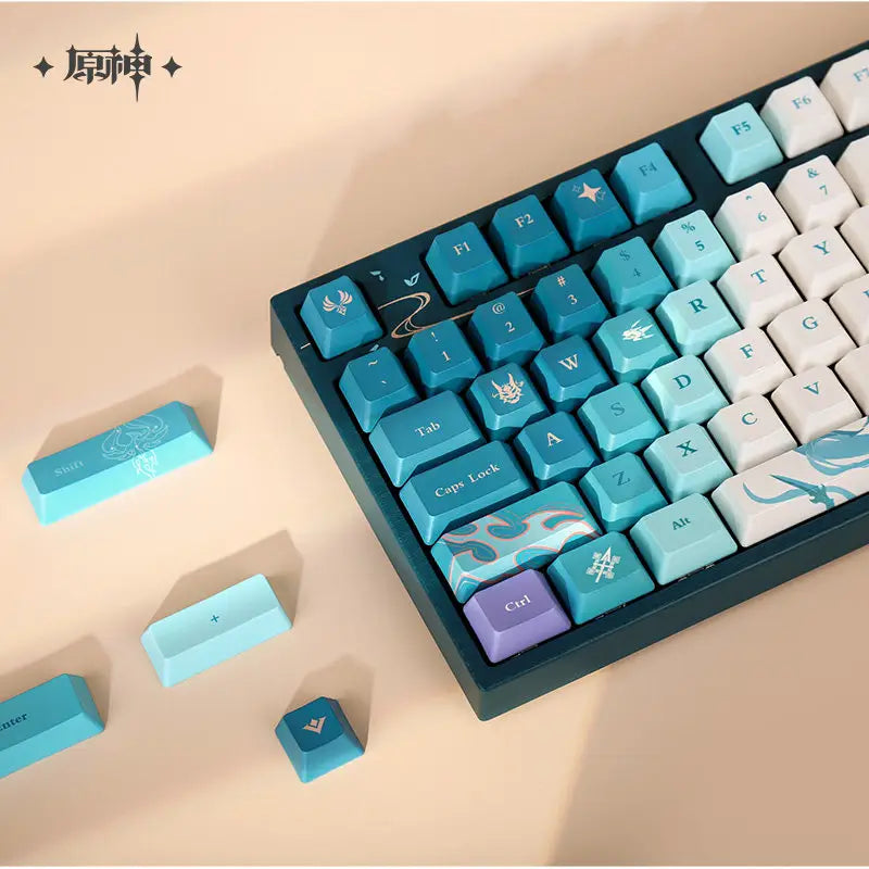 Genshin Impact Xiao Impression Theme Mechanical Keyboard