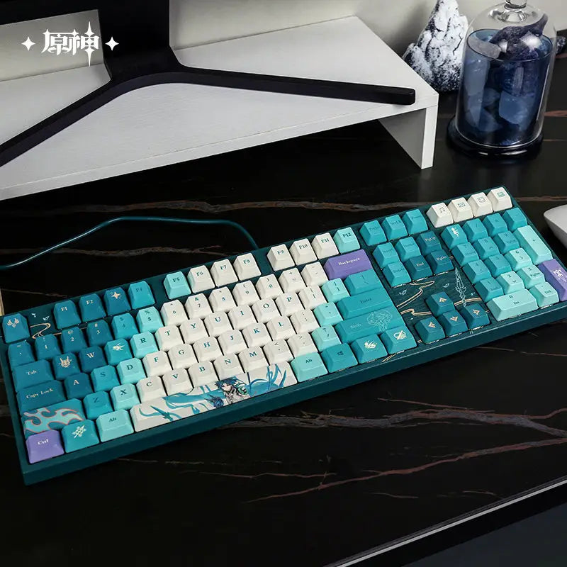 Genshin Impact Xiao Impression Theme Mechanical Keyboard