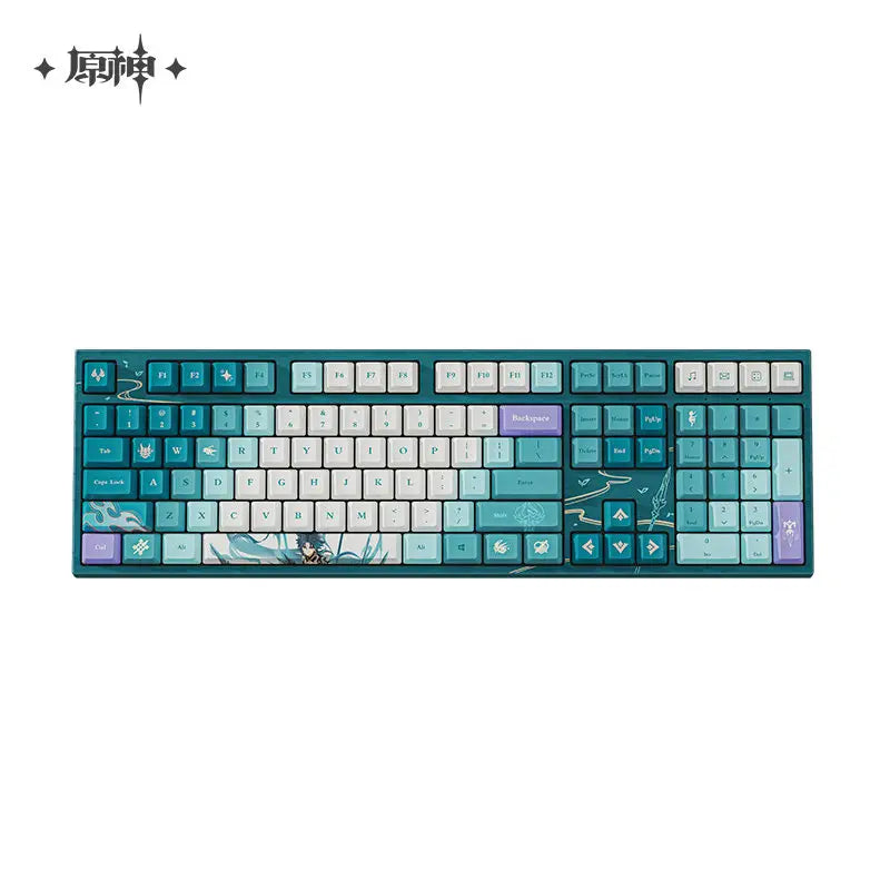 Genshin Impact Xiao Impression Theme Mechanical Keyboard