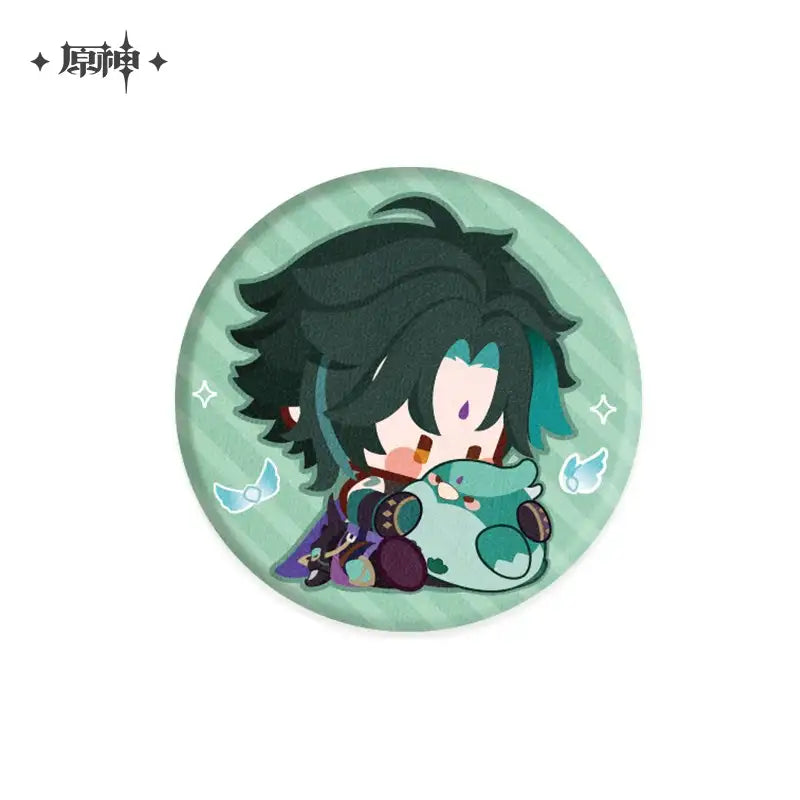 Genshin Impact Chibi Character Series Plush Badge