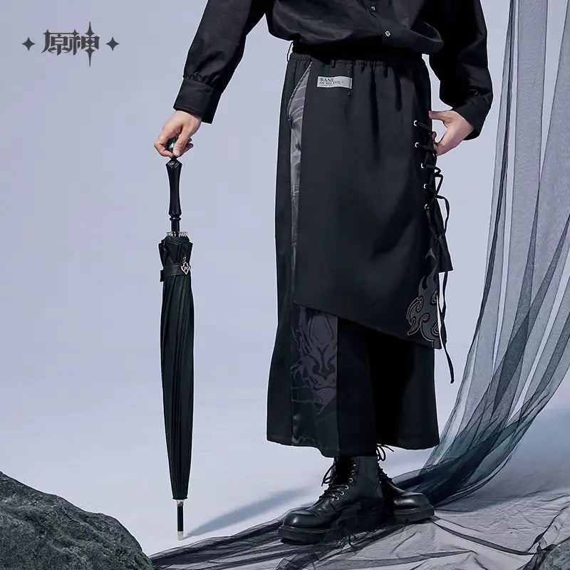 Genshin Impact Xiao Impression Theme Long Handle Umbrella