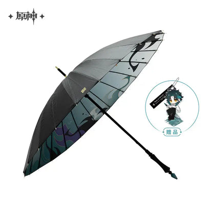 Genshin Impact Xiao Impression Theme Long Handle Umbrella