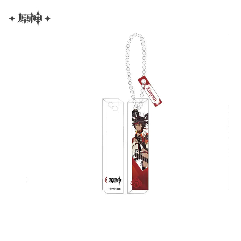 Genshin Impact Offline Store Theme Series - Thick Acrylic Long Keychain