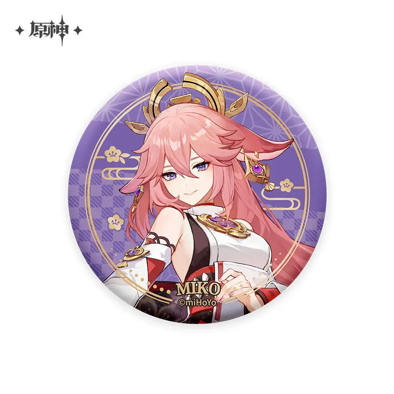 Genshin Impact Inazuma Theme Character Badge