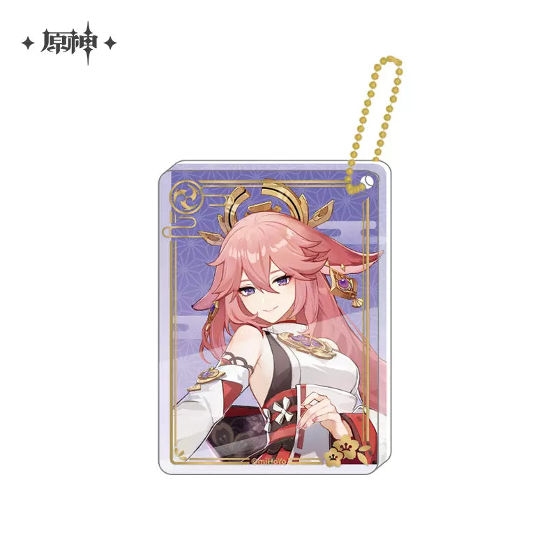 Genshin Impact Character Illustration Series: Thick Acrylic Keychain Vol. 2