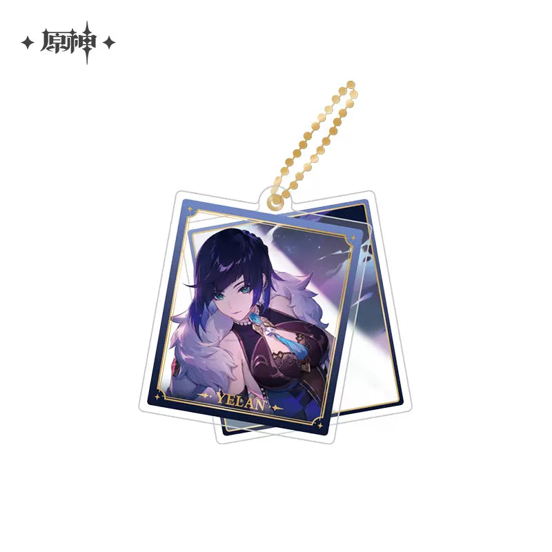 Genshin Impact Theme Character Double Layer Acrylic Keychain Vol. 2