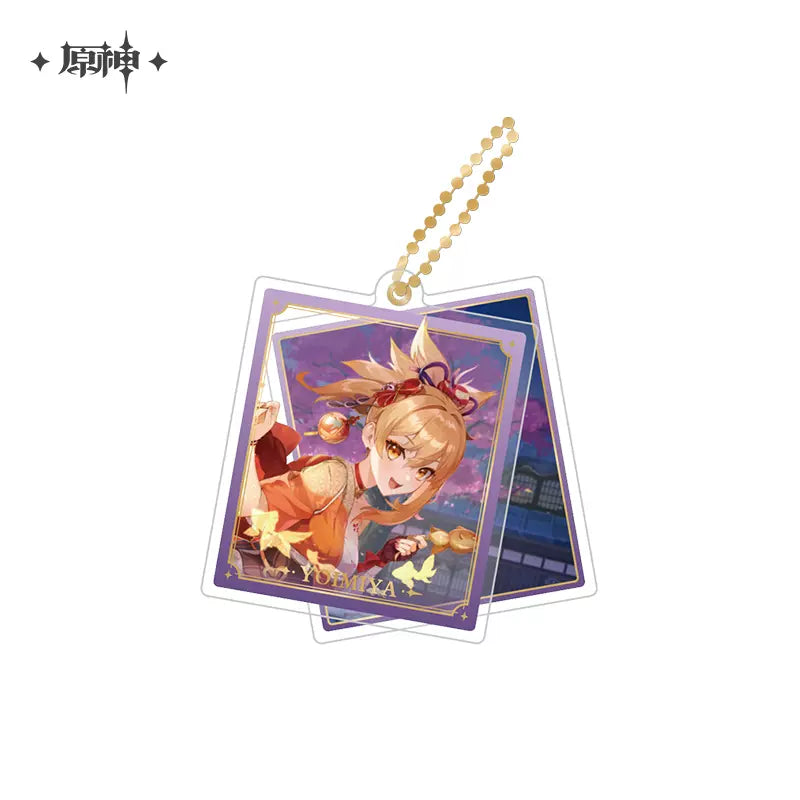 Genshin Impact Theme Character Double Layer Acrylic Keychain Vol. 2