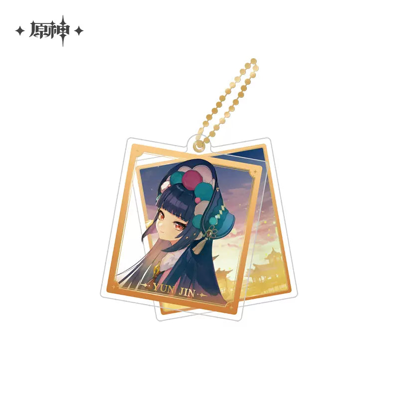 Genshin Impact Theme Character Double Layer Acrylic Keychain Vol. 2