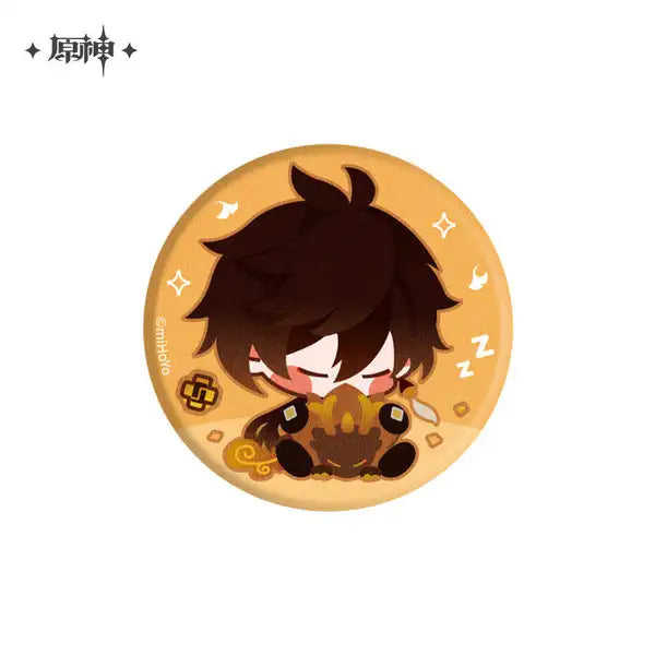 Genshin Impact Chibi Character Series Plush Badge