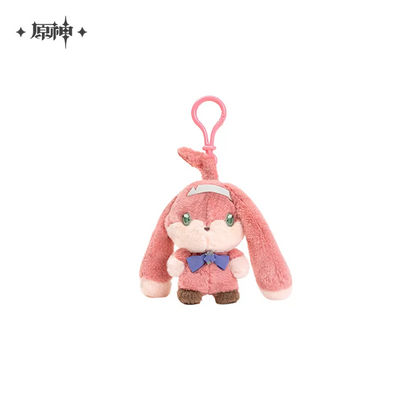 Genshin Impact The Song Burning in the Emberfire Series House of the Hearth Rabbit Arlecchino & Clervie Plushie / Keychain