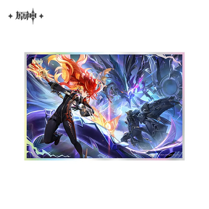 Genshin Impact Theme Acrylic Shikishi Art Board